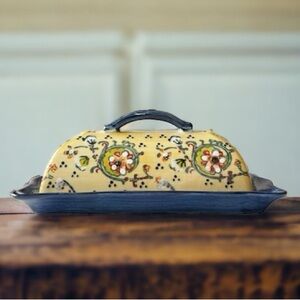 Anthropologie Lyna Covered Butter Dish